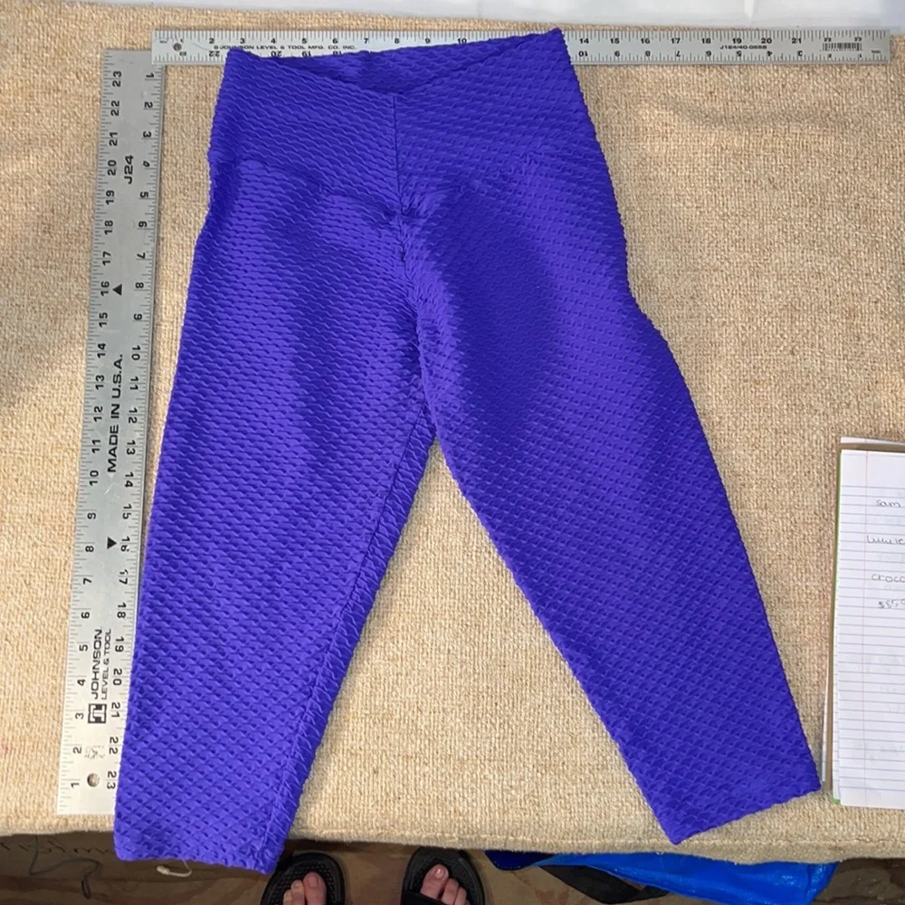 Croco Skin cropped leggings Booty by Brabants - Picture 3 of 4